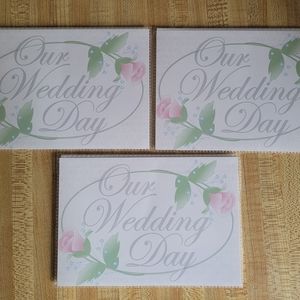 'OUR WEDDING DAY' PHOTO BOOKS